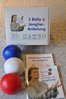 Jonglierball-Set (Größe L) mit Jonglier-Anleitung und Demenz-Broschüre in Geschenke-Box