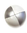 Jonglierball (Größe L) silber-weiß aus Stretch-Lynon